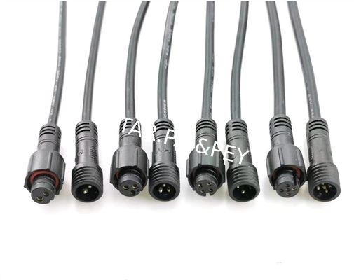 03 poles circular male female waterproof connector,3poles mini connector for LED Lighting