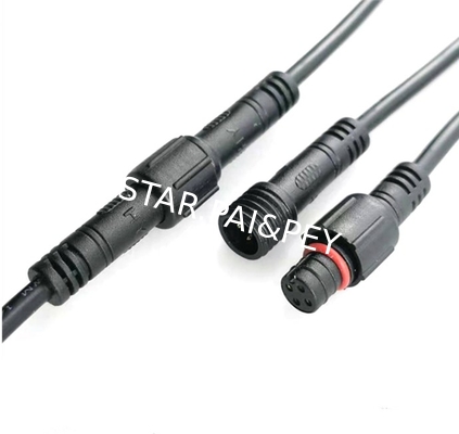 05 poles circular male female waterproof connector,3poles mini connector for LED Lighting