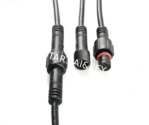 05 poles circular male female waterproof connector,3poles mini connector for LED Lighting