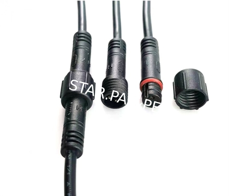 05 poles circular male female waterproof connector,3poles mini connector for LED Lighting