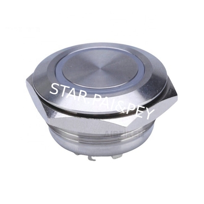 Push button switch 19mm flattest metal Momentary waterproof 12V