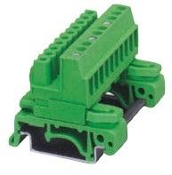 Bloque de terminales enchufable del carril del dinar con arrage del jefe de 5.08m m Pin Spacing: 24-12 AWG
