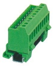 Bloque de terminales enchufable del carril del dinar con arrage del zócalo de 5.08m m Pin Spacing: 24-12 AWG